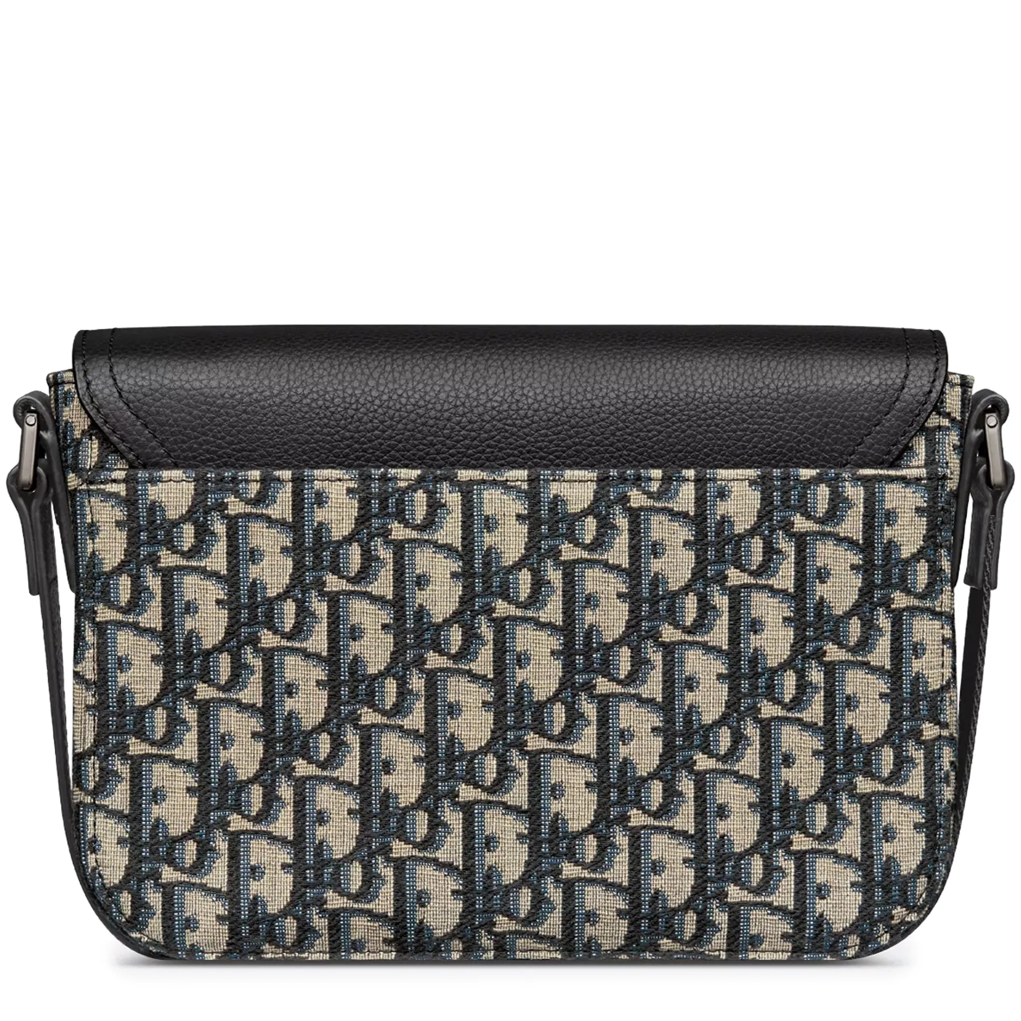 Back View of Dior Small Saddle Messenger Beige Bag With Flap 1ADPO049YKS_H27E